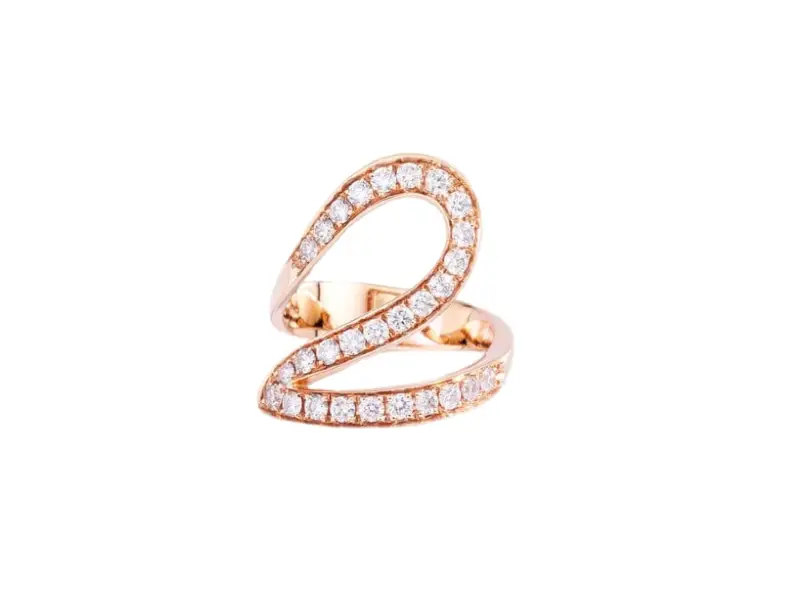 18KT ROSE GOLD RING WITH DIAMONDS IVY DADA ARRIGONI DIV02ANRRDI